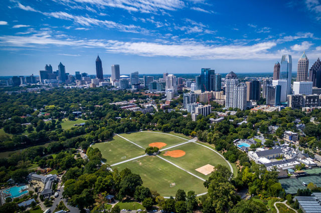 Công viên Piedmont nhìn từ trên cao Công viên Piedmont nhìn từ trên cao