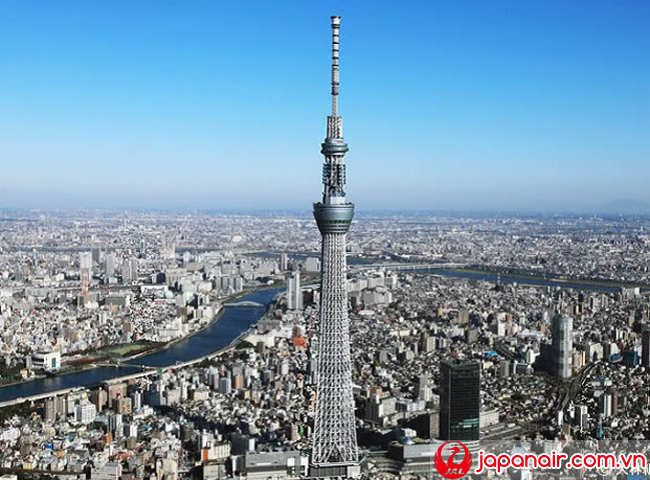 Tháp truyền hình Tokyo nổi tiếng thế giới Tháp truyền hình Tokyo nổi tiếng thế giới